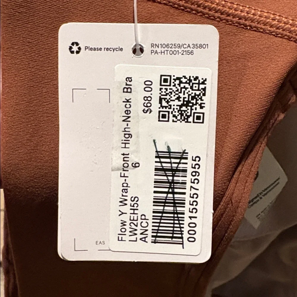Lululemon Flow Y Wrap-Front High-Neck Bra